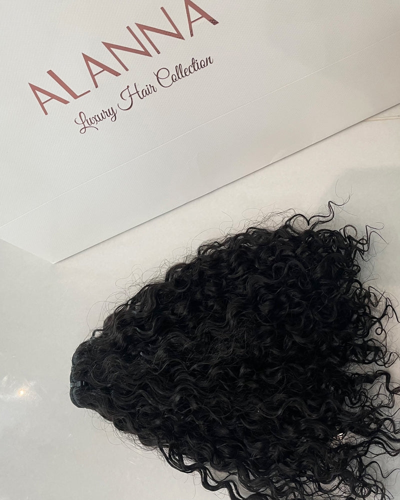 12 inch Raw Burmese Curly Hair Bundle
