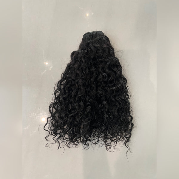 12 inch Raw Burmese Curly Hair Bundle