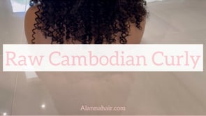 Raw Cambodian Curly Full Lace Wig
