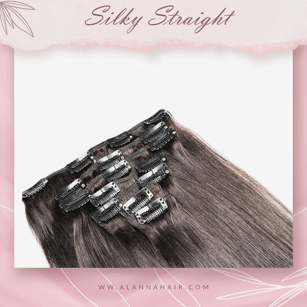 Raw Vietnamese Silky Straight Clip In Extensions