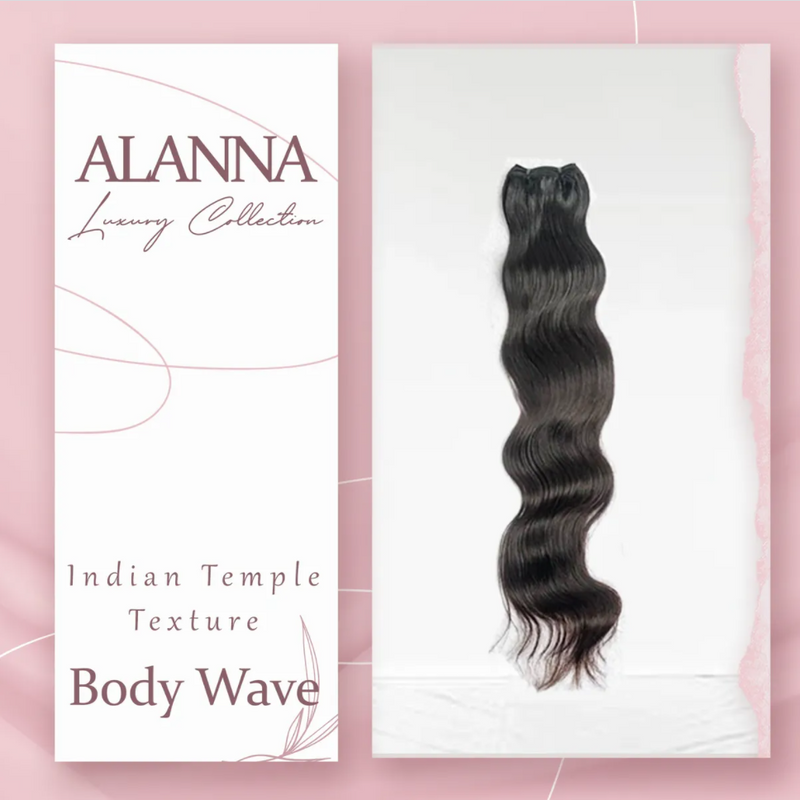 Raw Indian Temple Body Wave Hair Bundles