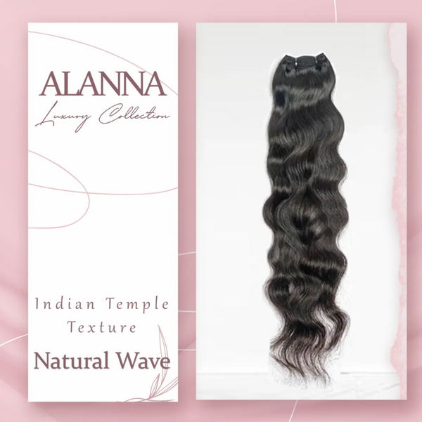 Raw Indian Temple Natural Wave Hair Bundles