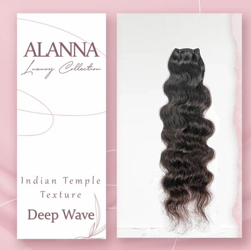 Raw Indian Temple Deep Wave Hair Bundles