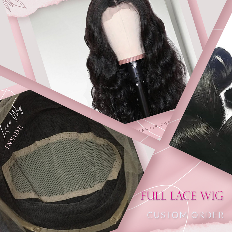 Raw Cambodian Wavy Double Drawn HD Full Lace Wig