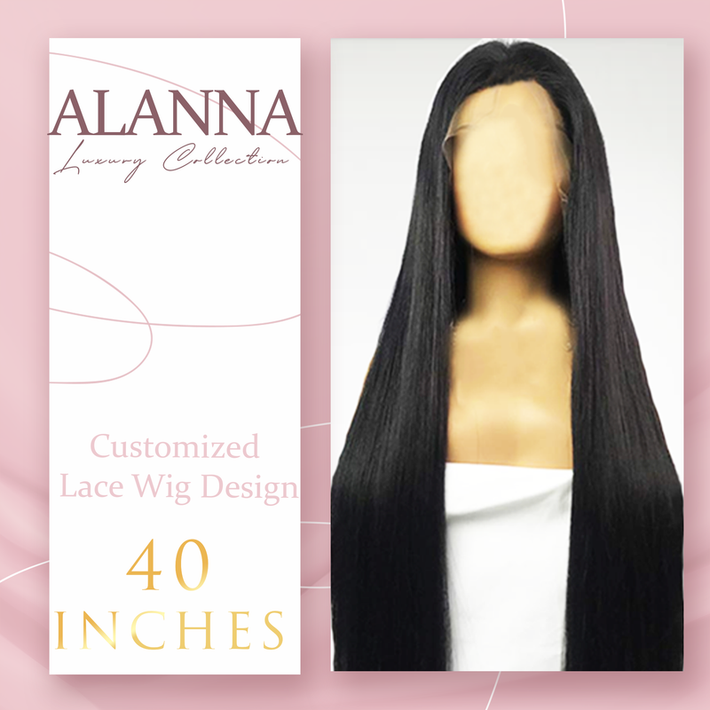 13x4 HD Lace Front SUPER Double Drawn Wig Design Raw Vietnamese Silky Straight