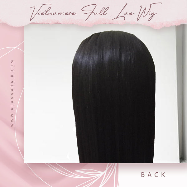 Raw Vietnamese Silky Straight Full Lace Wig