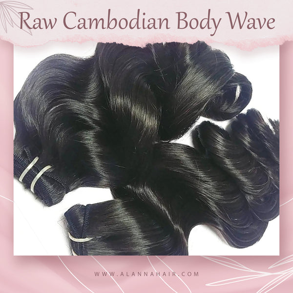 Raw Cambodian Body Wave Hair Bundles