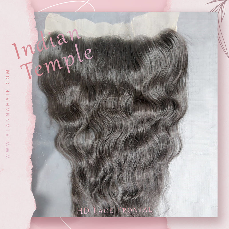 Raw Indian Temple Lace Frontal